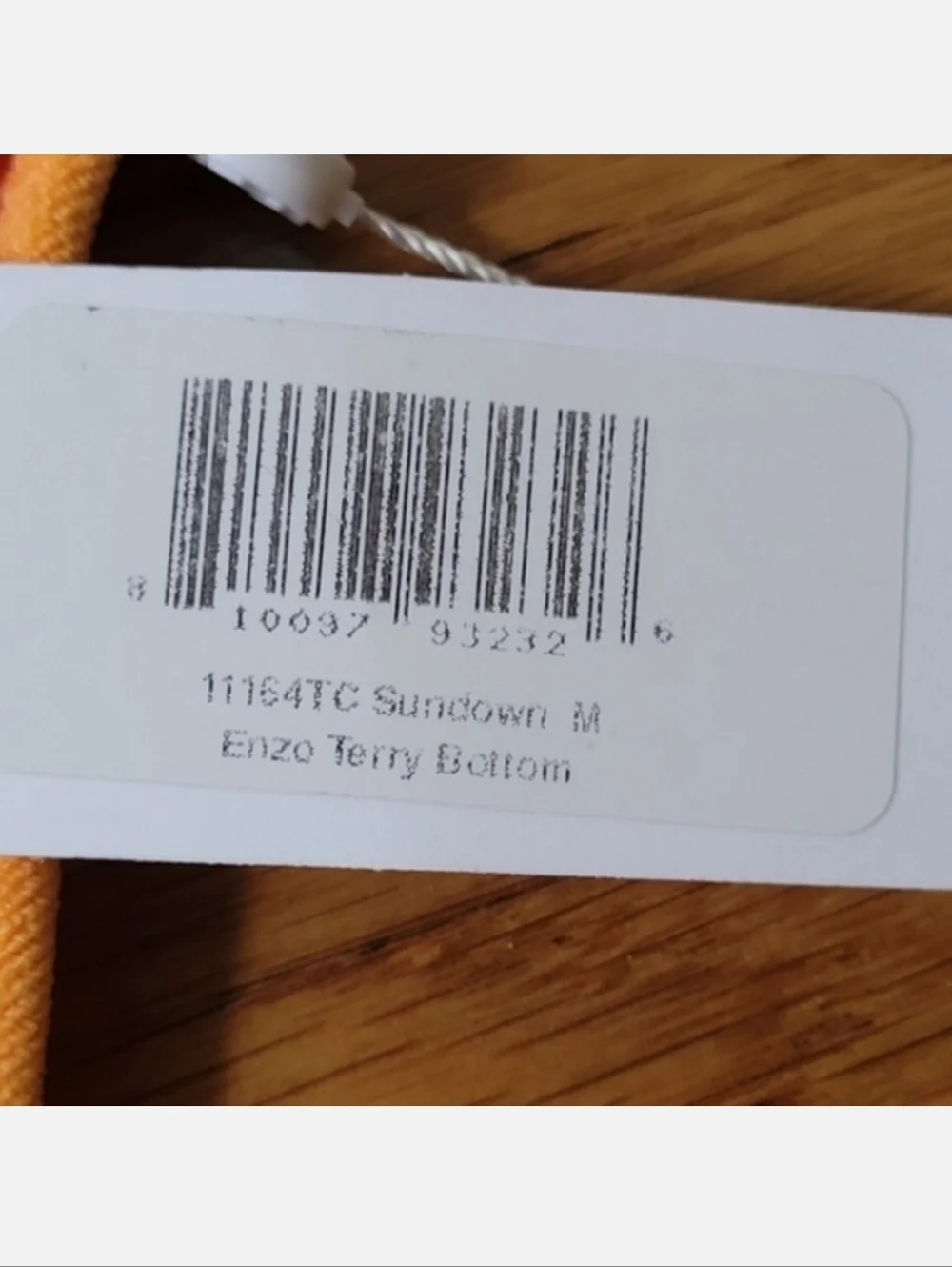 NWT FRANKIES BIKINIS TERRY SET IN SUNDOWN HARLOW ENZO